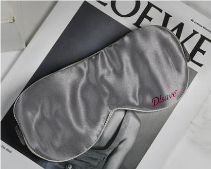 Dlsave-Space grey silk eye mask
