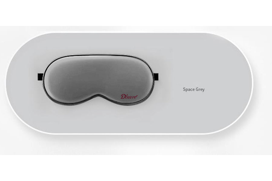 Dlsave-Space grey silk eye mask