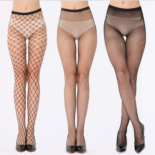 Airose Women's Fishnet Stockings High Waist Tights Suspender Hosiery Sexy Pantyhose