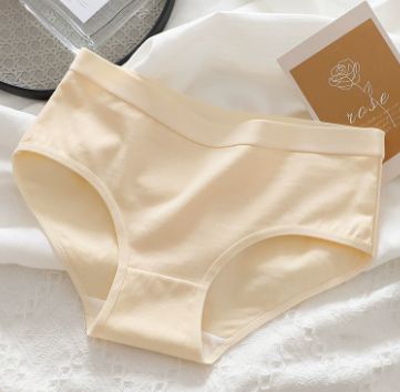 dlsave Womens Underpants Cotton Panties High Cut Lace Panty