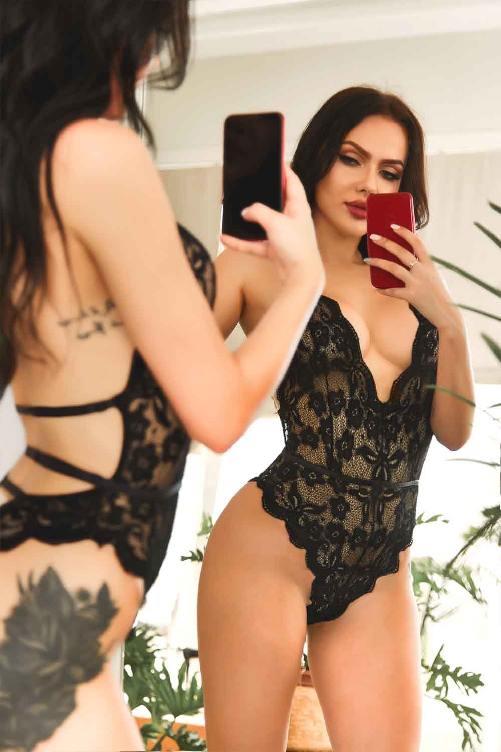 Dlsave Lace Bodysuit Lingerie Eyelash TeddyBodysuit